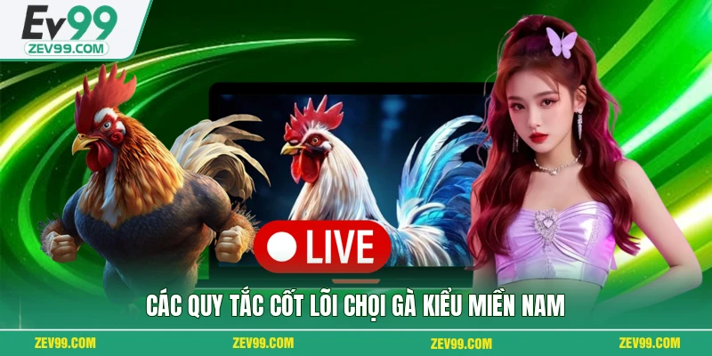Các quy tắc cốt lõi chọi gà kiểu miền nam