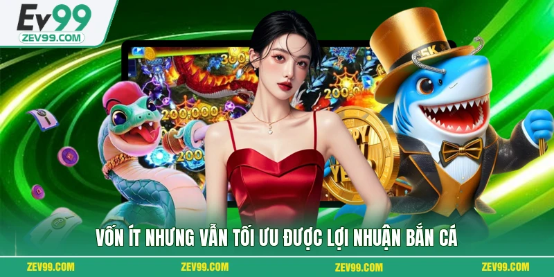 Vốn ít nhưng vẫn tối ưu được lợi nhuận bắn cá